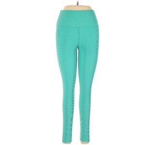 Beach Riot Turquoise ribbed leggings